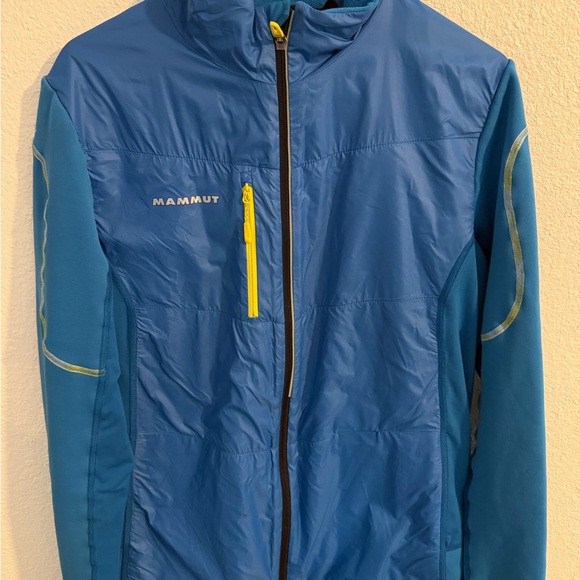 Mammut Blue Jacket with Yellow Zipper - Picture 1 of 6